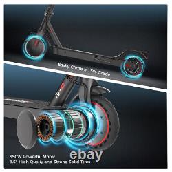 Electric Scooter With Seat 350W For Adults Foldable 30Km Long Range Smart App