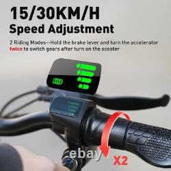 Electric Scooter With Seat & Basket 500W 18.6Miles Commuter E-Scooter for Adults