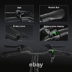 Electric Scooter With Seat Basket Adult 500W E Scooter Soft Tire Max Speed 19MPH