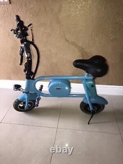 Electric Scooter With Seat adult Two Wheeled Waterproof Mini Bike 10 inch