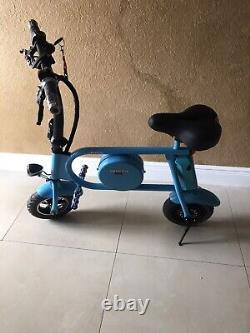 Electric Scooter With Seat adult Two Wheeled Waterproof Mini Bike 10 inch