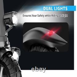 Electric Scooter With Seat for Adults 45Mile Long Range Folding Commuter E-Scooter