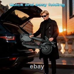 Electric Scooter With Seat for Adults 45Mile Long Range Folding Commuter E-Scooter