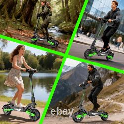 Electric Scooter for Adult 1200W 30MPH 25Mile Foldable 11inch Off-road E-Scooter