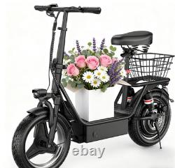 Electric Scooter for Adult 45Miles 30Mph Power by 1500W Peak 14 Tire Foldable