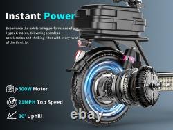 Electric Scooter for Adult 45Miles 30Mph Power by 1500W Peak 14 Tire Foldable