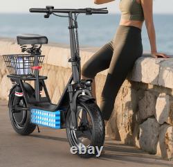 Electric Scooter for Adult 45Miles 30Mph Power by 1500W Peak 14 Tire Foldable
