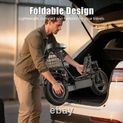Electric Scooter for Adult 45Miles 30Mph Power by 1500W Peak 14 Tire Foldable