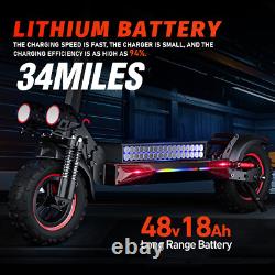 Electric Scooter for Adult 6000W Dual Motor 55MPH 60V 38AH Folding Fast EscootyD