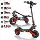 Electric Scooter for Adults 1200W 30MPH 25Mi Range 11in Tubeless Tires Off-Road