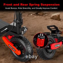 Electric Scooter for Adults 1200W 30MPH 25Mile Foldable Offroad Fast E-scooter
