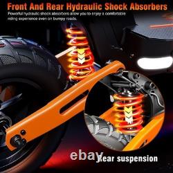 Electric Scooter for Adults 2000W Peak 48V 25AH 11'' Off-road E-Scooter 46MPH US