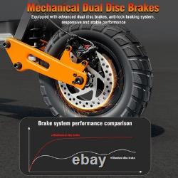 Electric Scooter for Adults 2000W Peak 48V 25AH 11'' Off-road E-Scooter 46MPH US