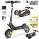 Electric Scooter for Adults 2400W Dual Motors 48V 37Miles 37MPH Off-Road Scooter