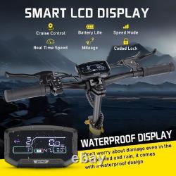 Electric Scooter for Adults 2400W Dual Motors 48V 37Miles 37MPH Off-Road Scooter