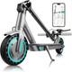 Electric Scooter for Adults 350W Motor 8.5 Solid Tires, up to 19MPH and 16MPH