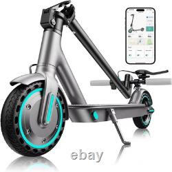 Electric Scooter for Adults 350W Motor 8.5 Solid Tires, up to 19MPH and 16MPH