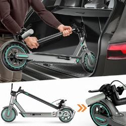 Electric Scooter for Adults 350W Motor 8.5 Solid Tires, up to 19MPH and 16MPH