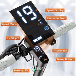 Electric Scooter for Adults 350W Motor 8.5 Solid Tires, up to 19MPH and 16MPH