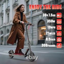 Electric Scooter for Adults 500W 19MPH 21 Miles Foldable Scooter for Commuting