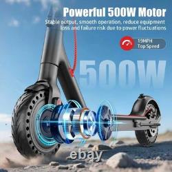 Electric Scooter for Adults 500W 19MPH 21 Miles Foldable Scooter for Commuting