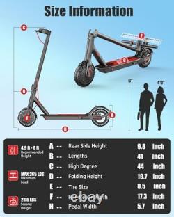 Electric Scooter for Adults 500W 19MPH 21 Miles Foldable Scooter for Commuting