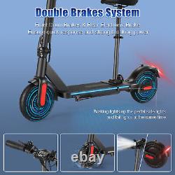 Electric Scooter for Adults 500W Peak 800W Folding Commuting E-Scooter with Seat