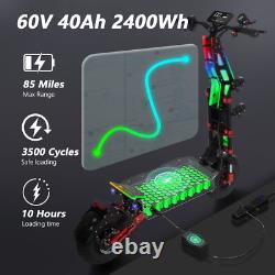 Electric Scooter for Adults 55 Mph 14 Tires 90 Miles Range 8000W Motor 60V40AH