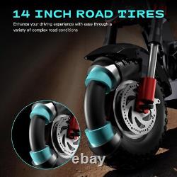 Electric Scooter for Adults 56MPH 14 Fat Tire 62Mile 8000W Dual Motor 60V/40AH