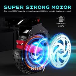 Electric Scooter for Adults 56MPH 14 Fat Tire 62Mile 8000W Dual Motor 60V/40AH