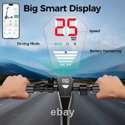 Electric Scooter for Adults, 600W Motor, 10Air Tires, up to 25 MPH and 22-30 Mi