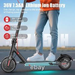 Electric Scooter for Adults 8.5 Tires 19 Mph 500W 21 Miles Folding E-Scooter US