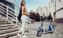 Electric Scooter for Adults Foldable Scooter with Seat & Carry Basket 680W P