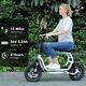 Electric Scooter for Adults Foldable Scooter with Seat & Carry Basket E Mopeds