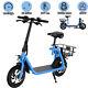 Electric Scooter for Adults Foldable Sports Electric Scooter withSeat Commuter NEW