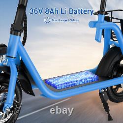 Electric Scooter for Adults Foldable Sports Electric Scooter withSeat Commuter NEW