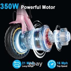 Electric Scooter for Adults & Teens 350W Motor 19 MPH 21 Mile Range