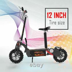 Electric Scooter for Adults with 1600W Motor, Folding Portable Road Off-Road