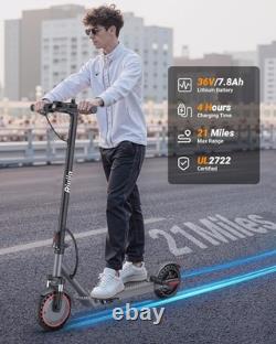 Electric Scooter for Adults with Dual Suspension, 19/22MPH, 21/27/49Miles Range