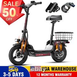 Electric Scooter for Adults with Seat Commuter Foldable Scooter 500W 48V 25Miles Electric Scooter for Adults with Seat Commuter Foldable Scooter 500W 48V 25Miles