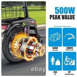 Electric Scooter for Adults with Seat Commuter Foldable Scooter 500W 48V 25Miles Electric Scooter for Adults with Seat Commuter Foldable Scooter 500W 48V 25Miles