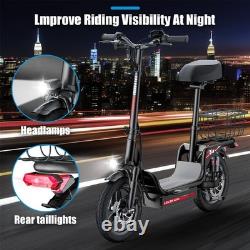 Electric Scooter for Adults with Seat Commuter Foldable Scooter 500W 48V 25Miles Electric Scooter for Adults with Seat Commuter Foldable Scooter 500W 48V 25Miles