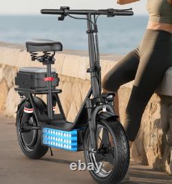 Electric Scooter for Adults with Seat Foldable E-Scooter 1500W 45 Mile 30MPH US