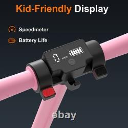 Electric Scooter for Kids 6-14 e Kick Scooter LED Display Adjustable Foldable