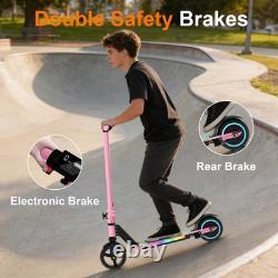 Electric Scooter for Kids 6-14 e Kick Scooter LED Display Adjustable Foldable