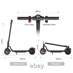 Electric Scooter for Teen/Adult 250W 7.8AH 25KM/H Kick Foldable E-Scooter US