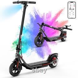 Electric Scooter with300W, 8.5'' Tires, 36V 5.2AH, Up to 19MPH, 3-Speed Mode for Adult