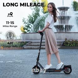 Electric Scooter with300W, 8.5'' Tires, 36V 5.2AH, Up to 19MPH, 3-Speed Mode for Adult