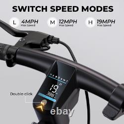 Electric Scooter with300W, 8.5'' Tires, 36V 5.2AH, Up to 19MPH, 3-Speed Mode for Adult