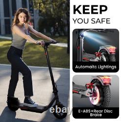 Electric Scooter with300W, 8.5'' Tires, 36V 5.2AH, Up to 19MPH, 3-Speed Mode for Adult